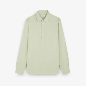 LINEN BLEND POLERA SHIRT