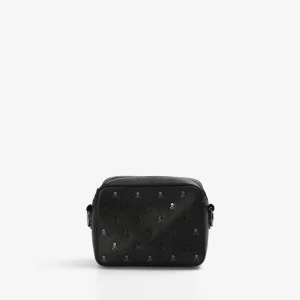 BOLSO PIEL BANDOLERA CALAVERAS ALL OVER