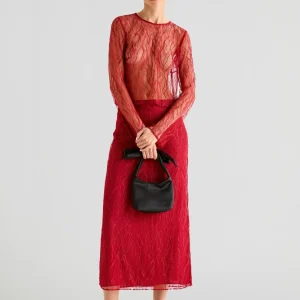 FALDA MIDI ENCAJE LOVE STORIES X SCALPERS