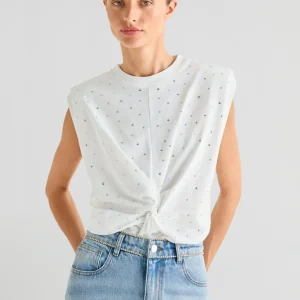 CAMISETA NUDO CRISTALES SCALPERS X LOVE STORIES