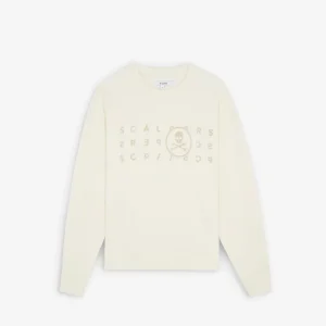 SUDADERA PRINT GLITTER CALAVERA