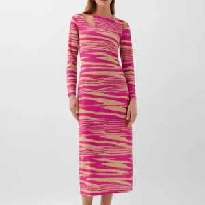 VESTIDO ANIMAL PRINT ABERTURA