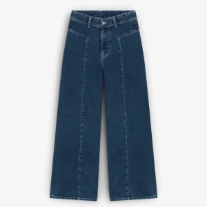 JEANS CULOTTE COSTURAS