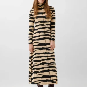 VESTIDO PUNTO FINO CEBRA