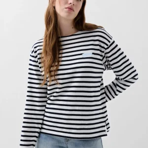 CAMISETA RAYAS MANGA LARGA