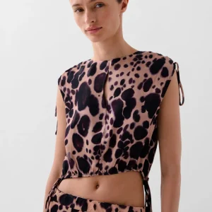 TOP FLUIDO ANIMAL PRINT