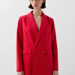BLAZER CRUZADA TEJIDO FLUIDO