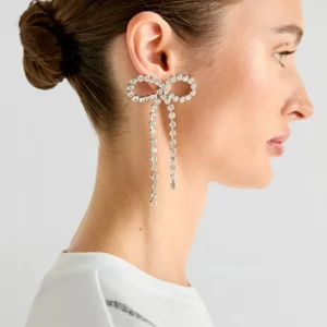 PENDIENTES LAZO CRISTALES SCALPERS X LOVE STORIES