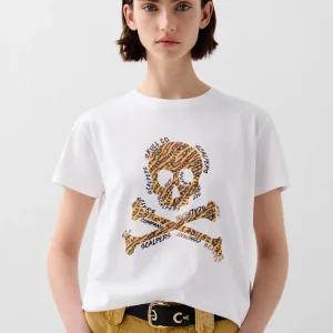 CAMISETA CALAVERA ANIMAL PRINT