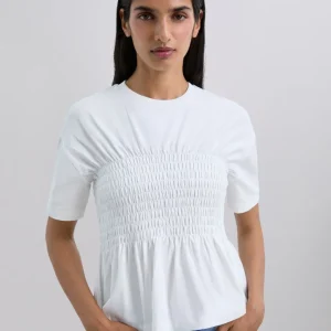 CAMISETA VOLANTES MANGA CORTA