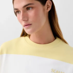 SUDADERA RAYAS LOGO BORDADO