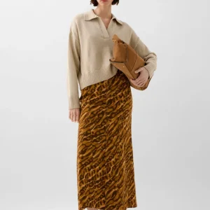 FALDA DENIM ANIMAL PRINT