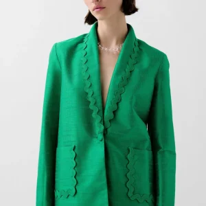 BLAZER HOMBRERAS DETALLE ONDAS