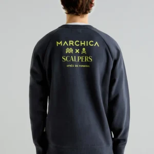 SUDADERA PRINT TRASERO MARCHICA X SCALPERS