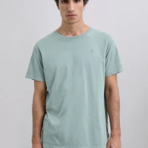 CAMISETA CALAVERA BORDADA TONO