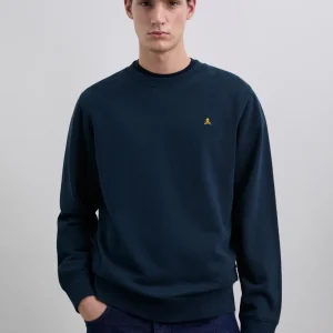 SUDADERA BORDADA CONTRASTE ALGODÓN
