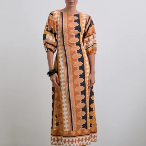 VESTIDO MIDI ÉTNICO