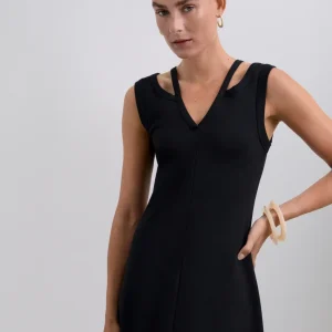VESTIDO MIDI CUT OUT