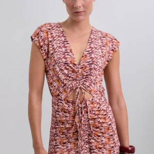 VESTIDO ESTAMPADO CUT OUT