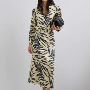 FALDA MIDI ANIMAL PRINT