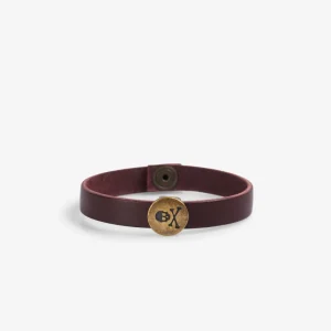 PULSERA 100% PIEL CALAVERA