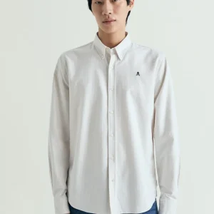 CAMISA OXFORD ESTAMPADA RAYAS