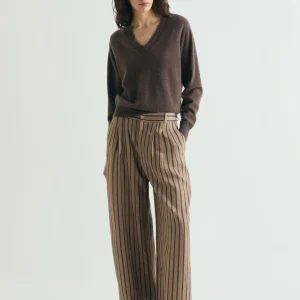 PANTALÓN PINZAS RAYAS