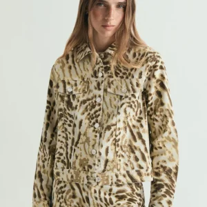 CHAQUETA DENIM ANIMAL PRINT