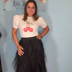 FALDA TUL NEGRA