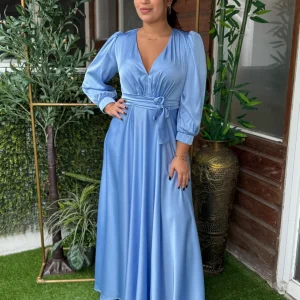 VESTIDO VERONICA AZUL
