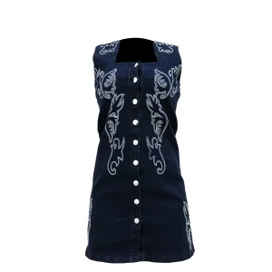 Vestido Mujer Replicados Mezclilla