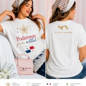 T-Shirt Plus Size para Mujer Poderosas y con Actitud | Ropa Curvy Panamá