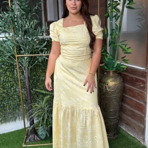 FALDA OJALILLO AMARILLA