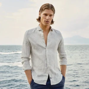 CAMISA LINO RAYAS