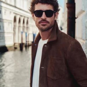 CHAQUETA ANTE BOTONES