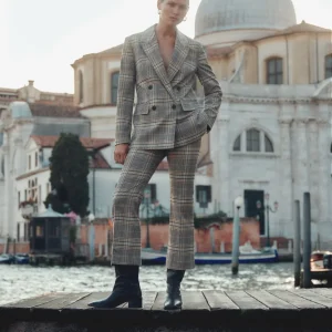 BLAZER CRUZADA CUADROS