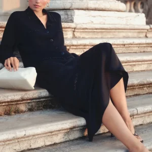 FALDA MIDI ENCAJE