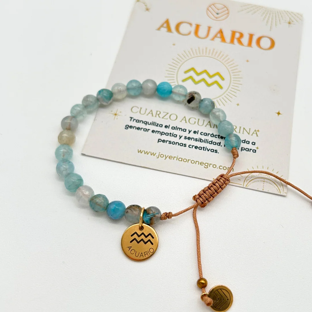 Pulsera Acuario Aguamarina - Imagen 3