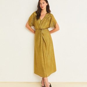 VESTIDO LUREX NUDO