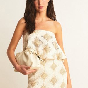 TOP CROP PUNTO ROMBOS