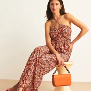 TOP HALTER FLUIDO PRINT