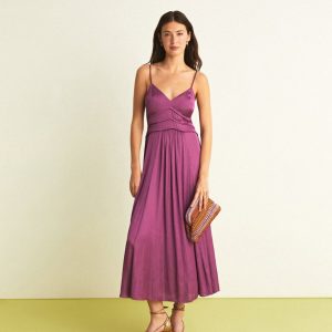 VESTIDO SLIP FRUNCES