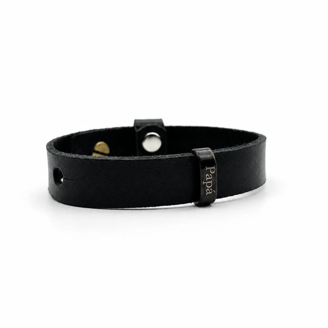 Pulsera Black Belt (piel original) - Imagen 3