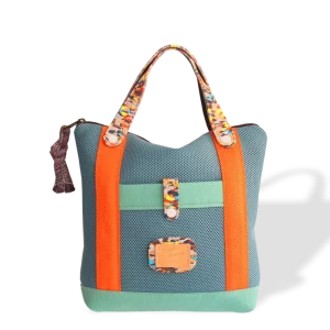 BOLSO MEDIANO BANDOLERA Y MOCHILA. EDICIÓN RECYCLED