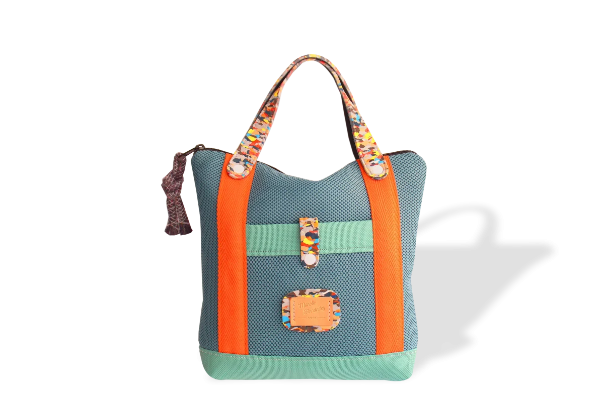 BOLSO MEDIANO BANDOLERA Y MOCHILA. EDICIÓN RECYCLED - Imagen 2