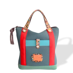 BOLSO MEDIANO BANDOLERA Y MOCHILA. EDICIÓN RECYCLED
