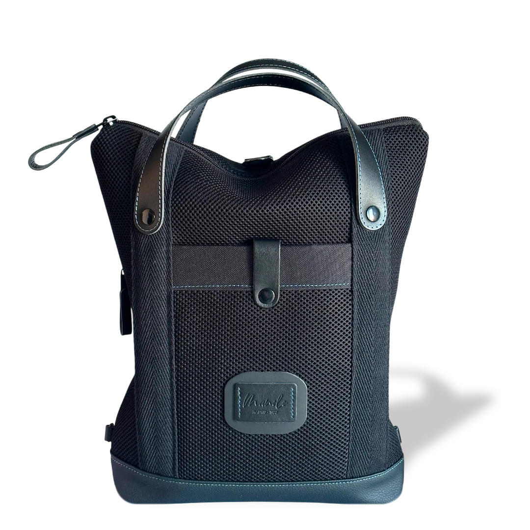 BOLSO Y MOCHILA GRANDE - NEGRO