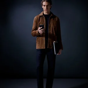 CHAQUETA ANTE BOTONES
