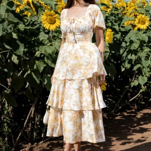 Vestido Romántico Girasol