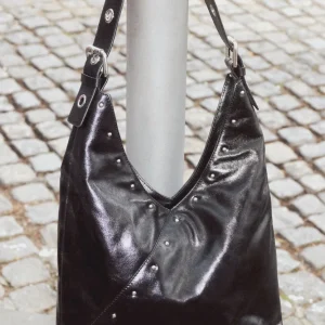 BOLSO HOBO PIEL TACHAS